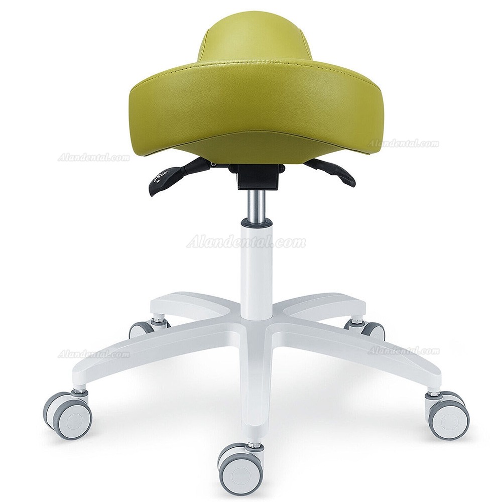 TYTC PLST-075 Ergonomic Dental Assistant Stool Dental Hygiene Saddle Stool (Angle and Height Adjustable)